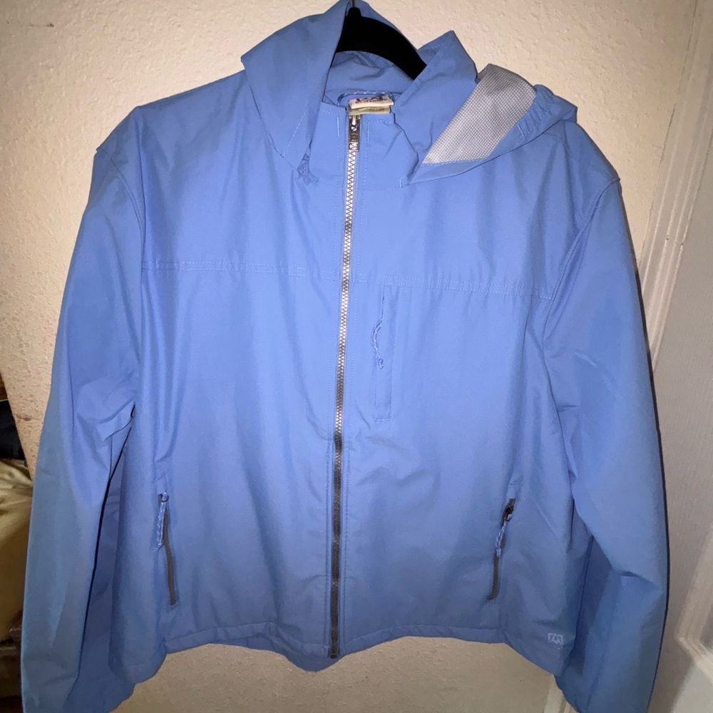 Avalanche Blue Windbreaker Jacket Lightweight Sporty Design